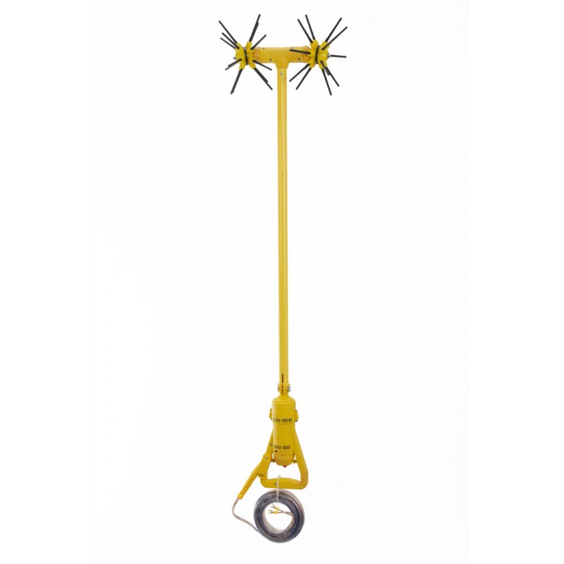 Geoteco Debla Ελαιοραβδιστικό Γεννήτριας / Μπαταρίας 12V 400W 4πλης κίνησης 2.30m με σωλήνα αλουμινίου