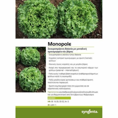 Σπόροι Μαρούλι Monopole 5000sd