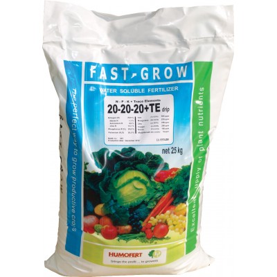 Λίπασμα Κρυσταλλικό Fast Grow 12-8-24 + 4% MgO + TE 25kgr