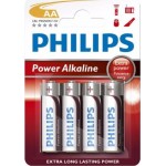 Αλκαλικες μπαταριες Philips Power ΑΑ 4τμχ