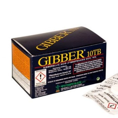 GIBBER 10 TB Gibberelic acid (GA3) 10% β/β GIBBER 10 TB Gibberelic acid (GA3) 10% β/β