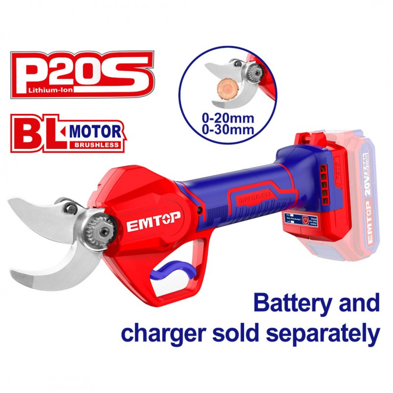 ΨΑΛΙΔΙ ΚΛΑΔΕΥΤΙΚΟ ΜΠΑΤΑΡΙΑΣ 20V-Li BL SOLO** (ELSL20308) EMTOP