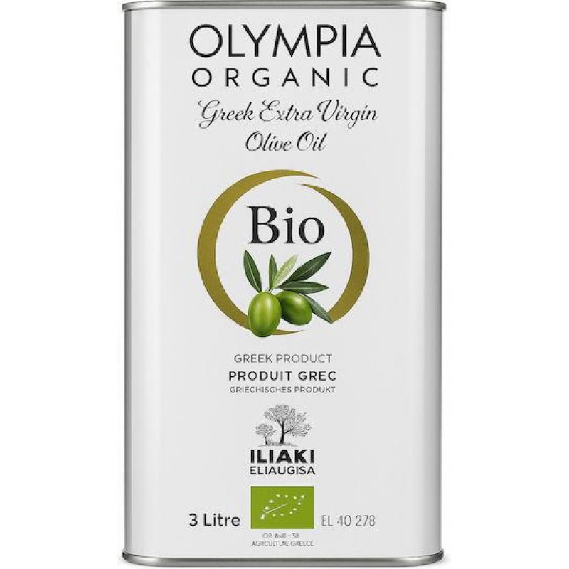 Εξαιρετικό Παρθένο Ελαιόλαδο Βιολογικό Olympia Organic 3ltr